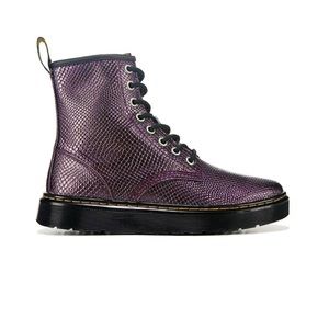 *STILL IN BOX* Doc Martens purple textured boots